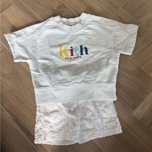 Kith New York White Set with Multicolor Logo - 2T unisex